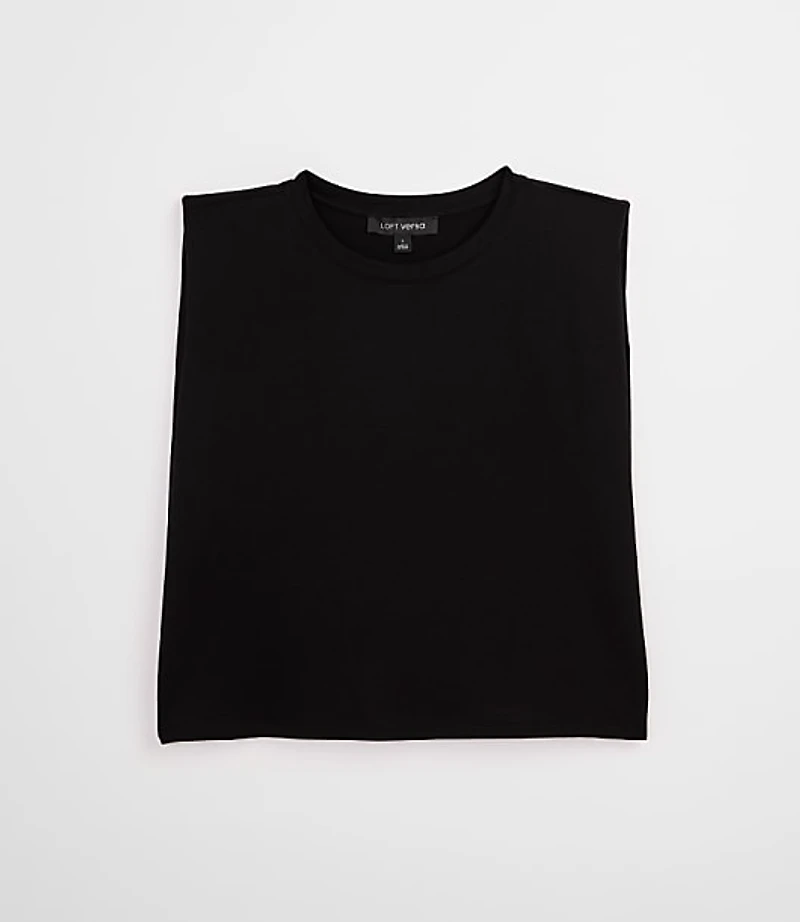 Petite LOFT Versa Cap Sleeve Jersey Top