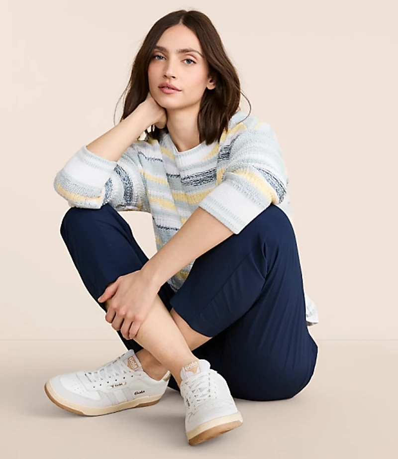 Petite Lou & Grey Marled Stripe Sweater