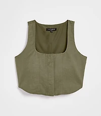LOFT Versa Pure Spun Square Neck Crop Top