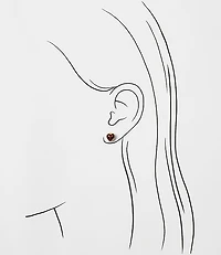 Heart Stud Earring Set
