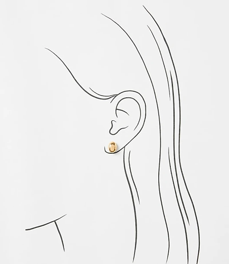 Mini Teardrop Stud Earrings