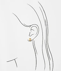 Mini Teardrop Stud Earrings