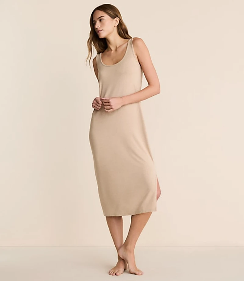 Lou & Grey Heathered Softened Modal Pajama Dress