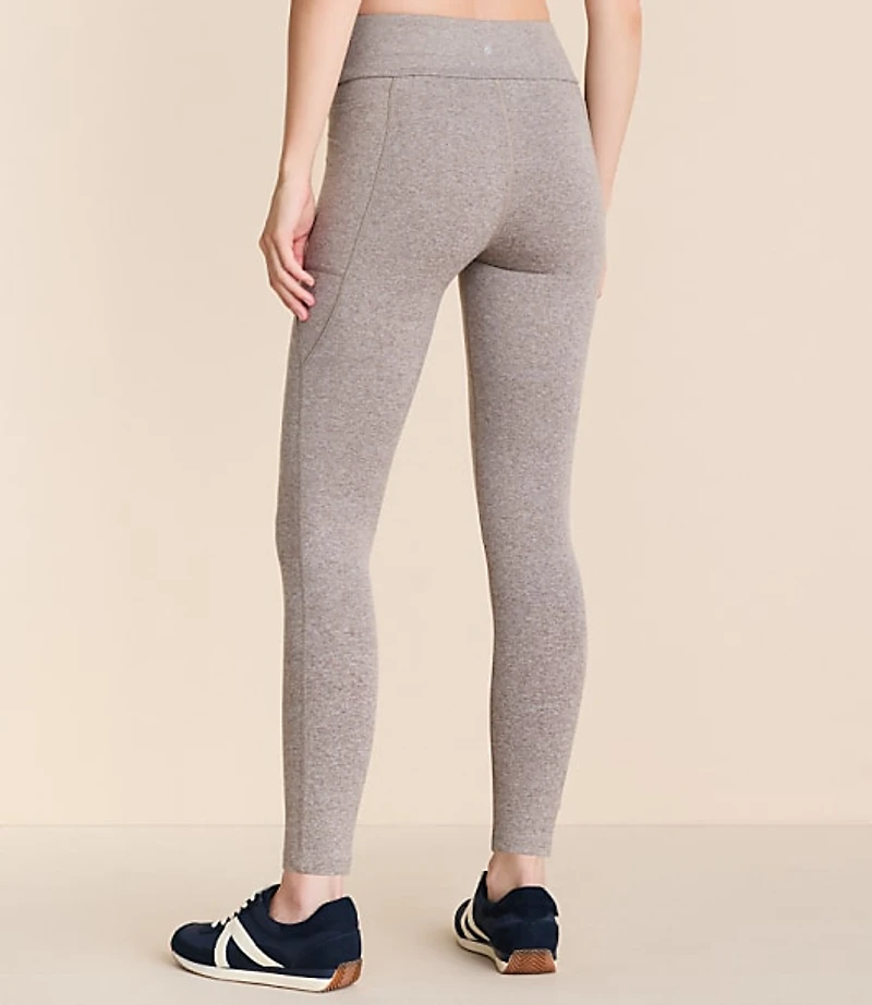 Petite Lou & Grey Heathered Brushedsoft Side Pocket 7/8 Leggings