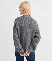 Shimmer Moon & Star Jeweled Button Cardigan