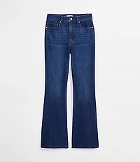 Rivete Petite High Rise Slim Flare Jeans Muse Wash