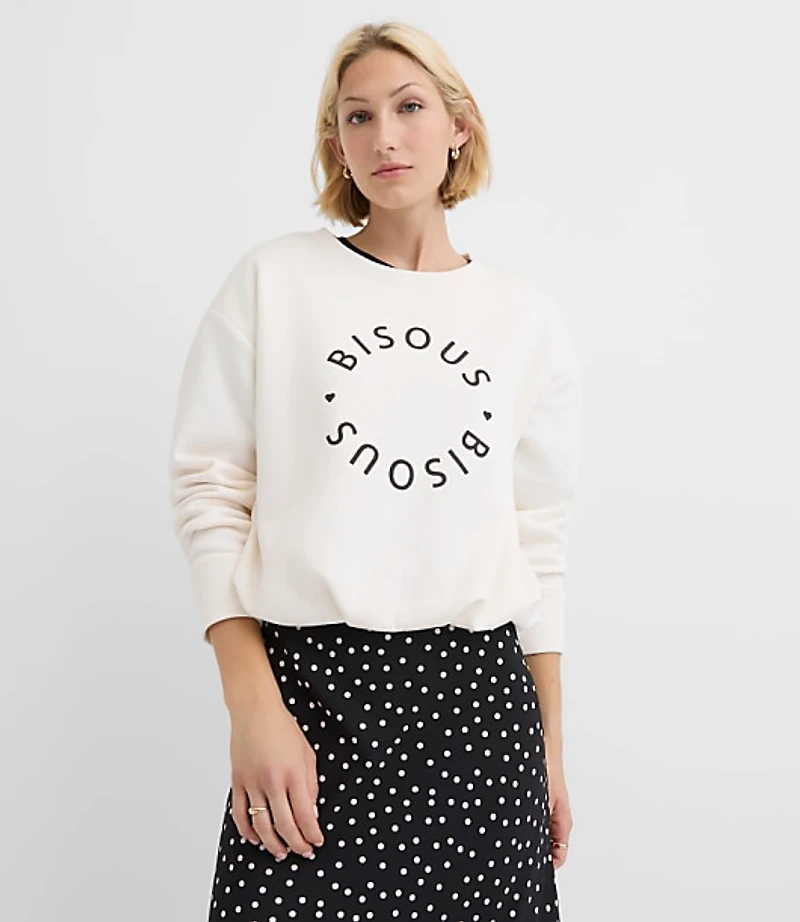 Bisous Bubble Sweatshirt