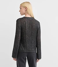 Shimmer Drop Stitched Sweater