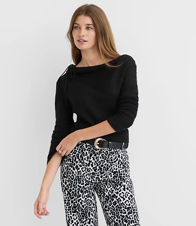 Tie Neck Sweater