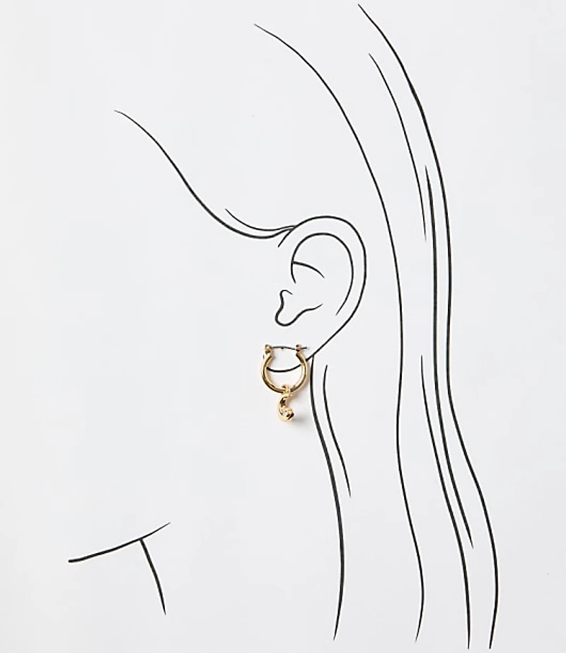 Charm Hoop Earring Set
