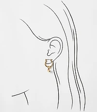 Charm Hoop Earring Set