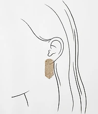 Pave Waterfall Statement Earrings