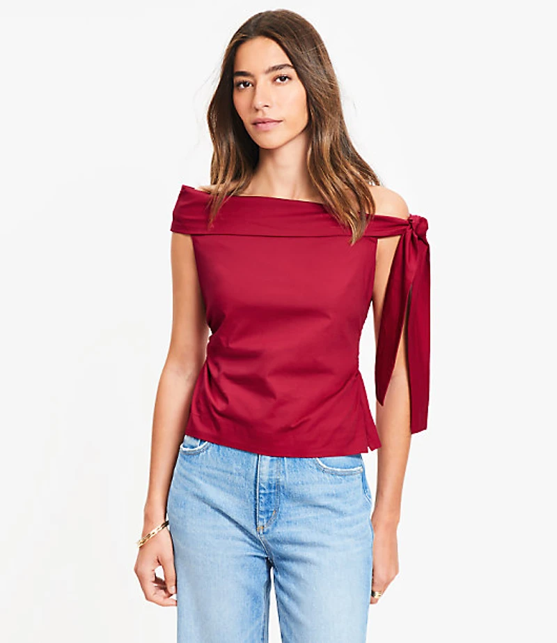 Tie One Shoulder Top