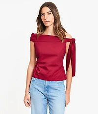 Tie One Shoulder Top