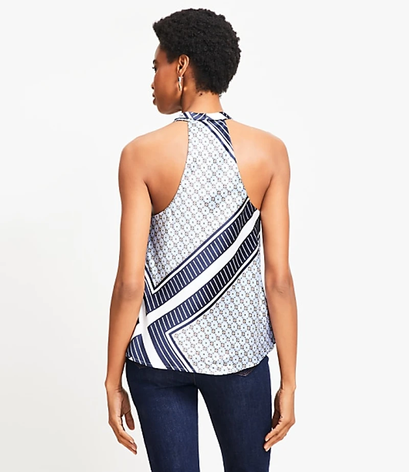 Foulard Satin Cowl Neck Cami