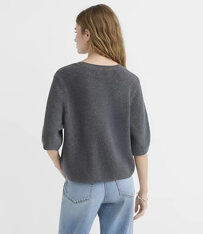 Heathered Relaxed Sweater Tee