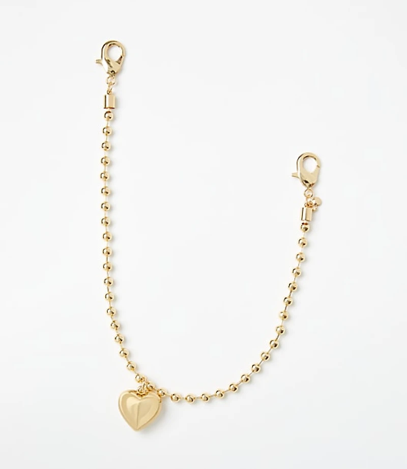 Puffy Heart Bag Charm