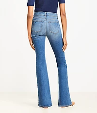Petite Curvy Mid Rise Boot Jeans Luxe Medium Wash