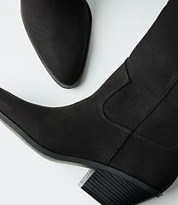 Mid Calf Western Boots