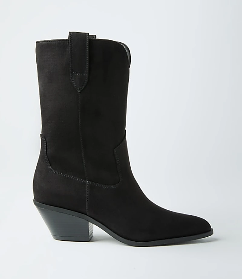 Mid Calf Western Boots