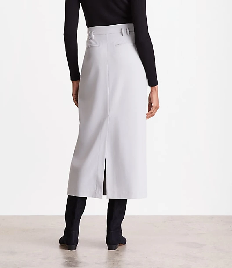 Petite LOFT Versa Seasonless Maxi Pocket Skirt