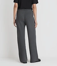 Lou & Grey Garment Dyed Waffle Wide Leg Pants