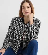 Checked Swing Jacket