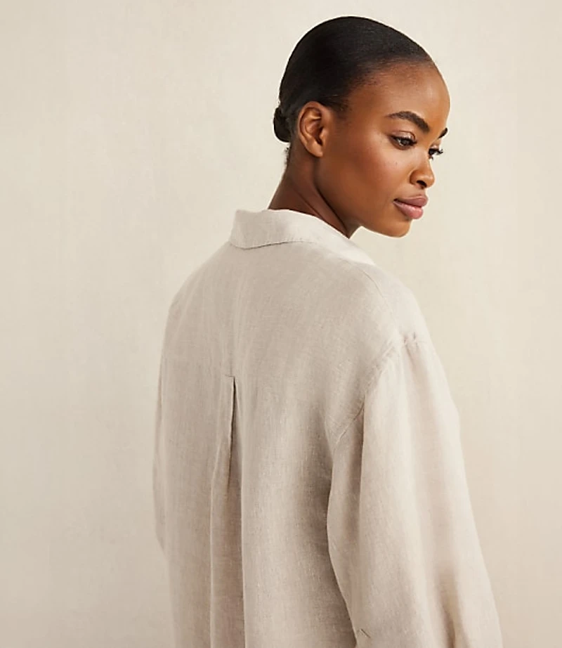 Haven Well Within Linen Scoop Neck Tunic