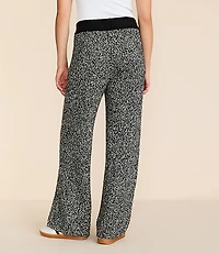 Petite Lou & Grey Colorblock Wide Leg Sweater Pants