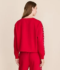 Lou & Grey Fair Isle Elite Fleece Dolman Sweatshirt