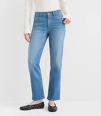 Rivete Petite Mid Rise Slim Jeans Vintage Wash