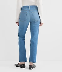 Rivete Petite Mid Rise Slim Jeans Vintage Wash