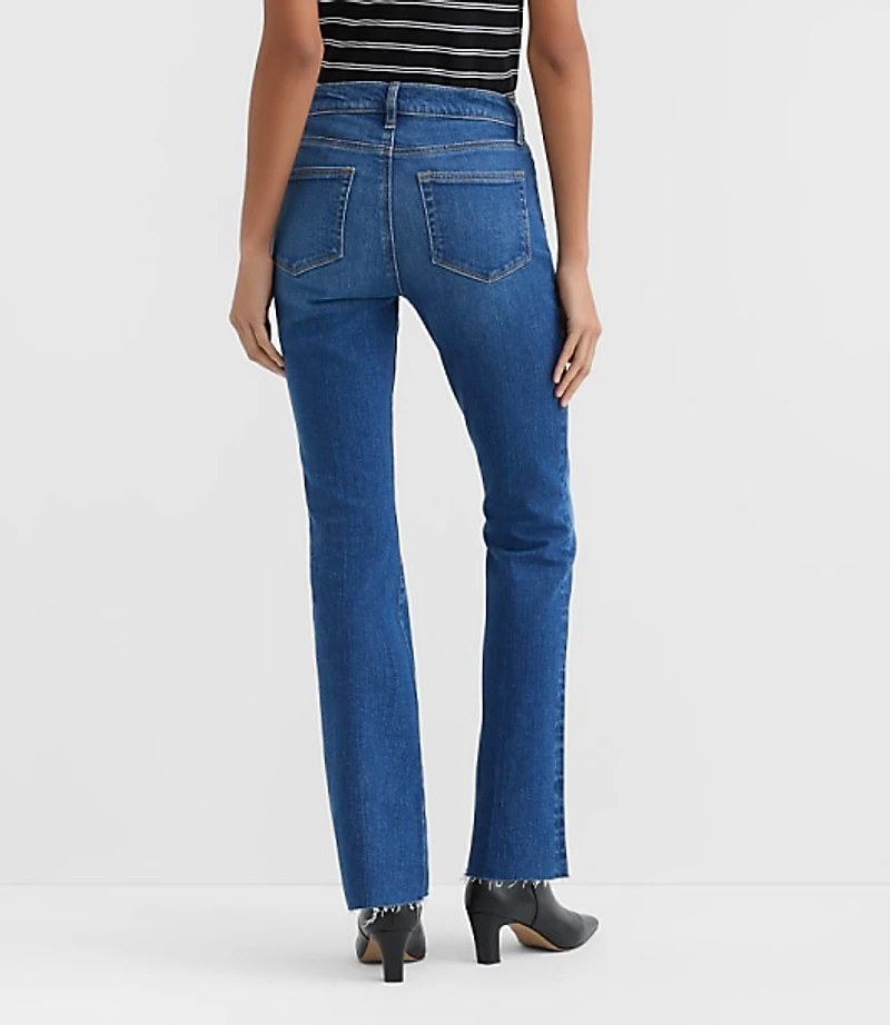 Rivete Curvy Mid Rise Boot Jeans Vintage Dark Wash