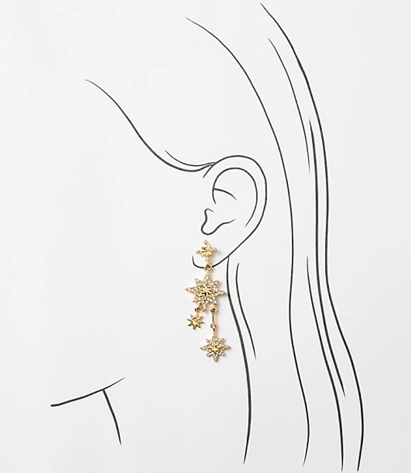Shooting Star Drop Earrings
