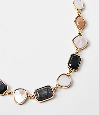 Multifaceted Statement Necklace