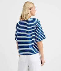 Petite Striped Jersey Modern Tee