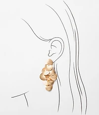 Hammered Chandelier Earrings