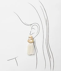LOFT Beach Tassel Earrings