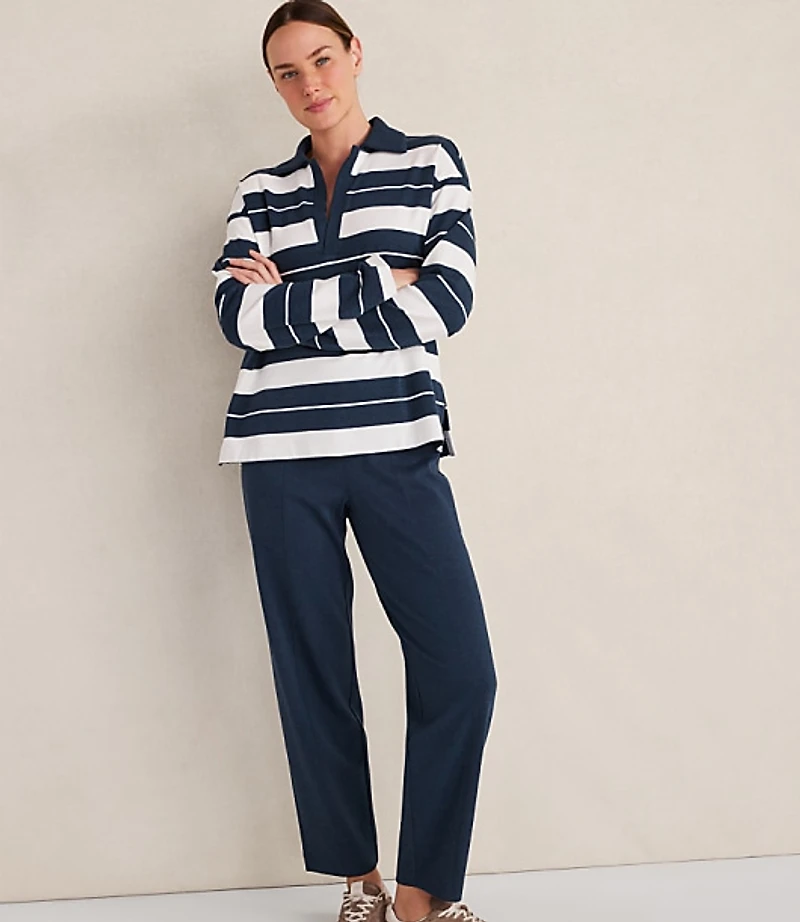 Haven Well Within Organic Cotton Interlock Barrel Leg Pants