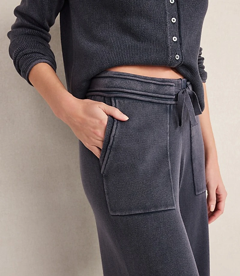 Haven Well Within Organic Cotton Knit Wide Leg Pants