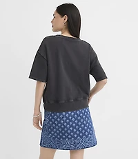 Short Sleeve Sweatshirt
