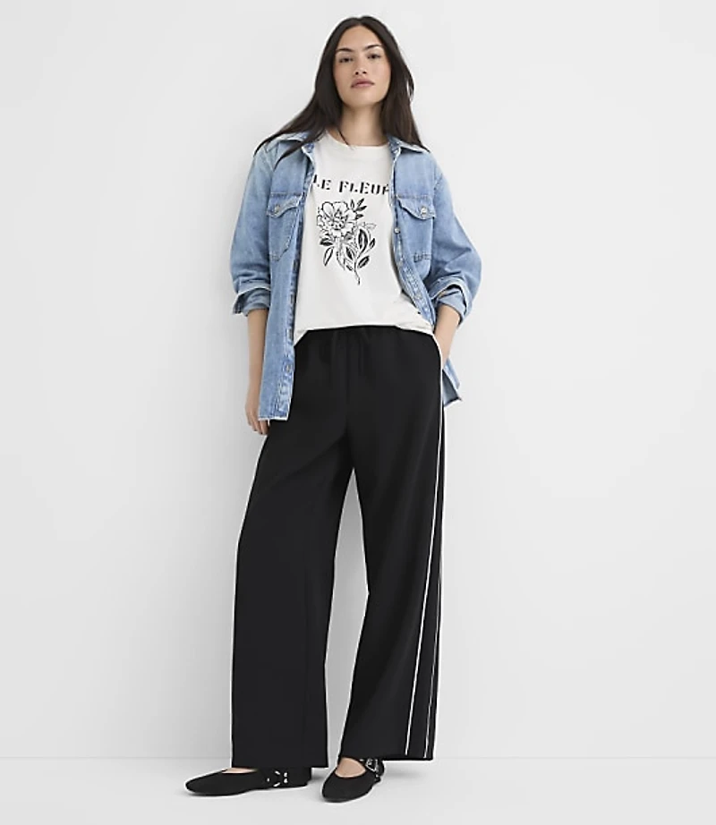 Le Fleur Oversized Jersey Tee