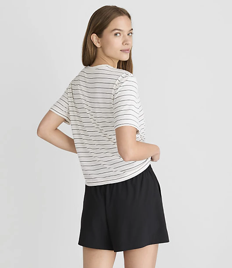 Petite Lou & Grey Striped Essential Modal Tee