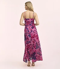 Lately Floral Strappy Maxi Dress