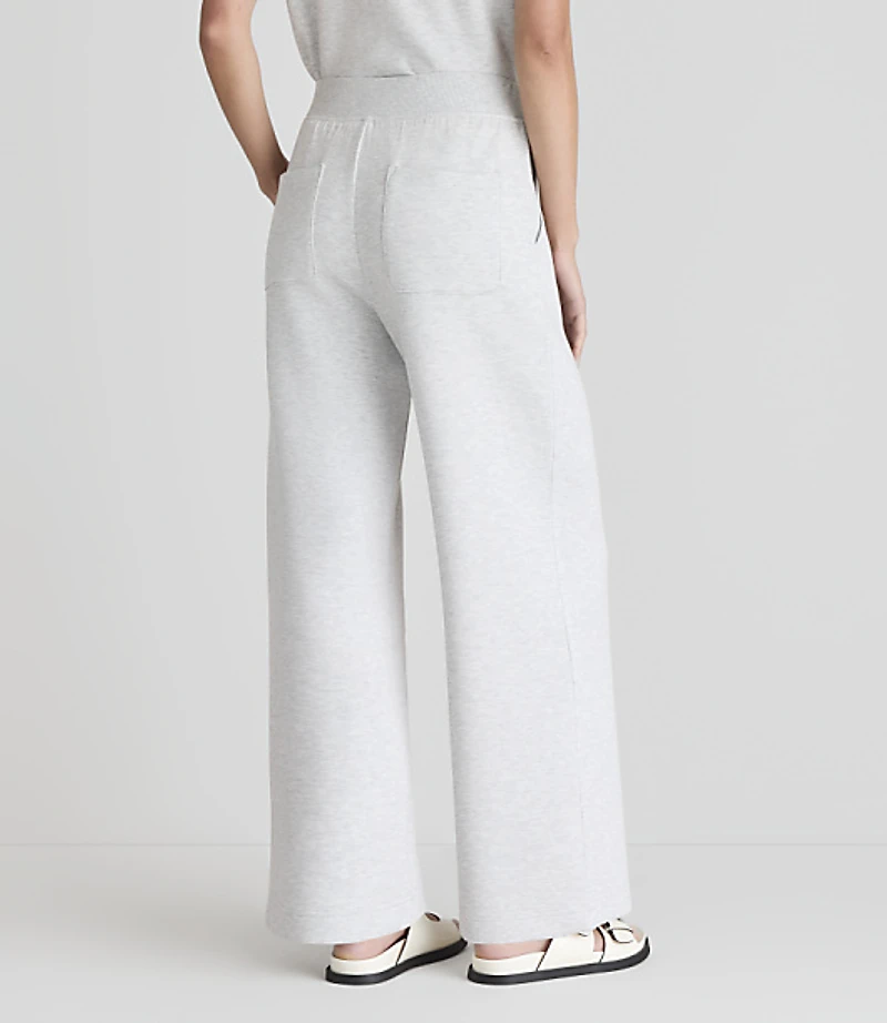 Lou & Grey Heathered Scubasoft Wide Leg Pants