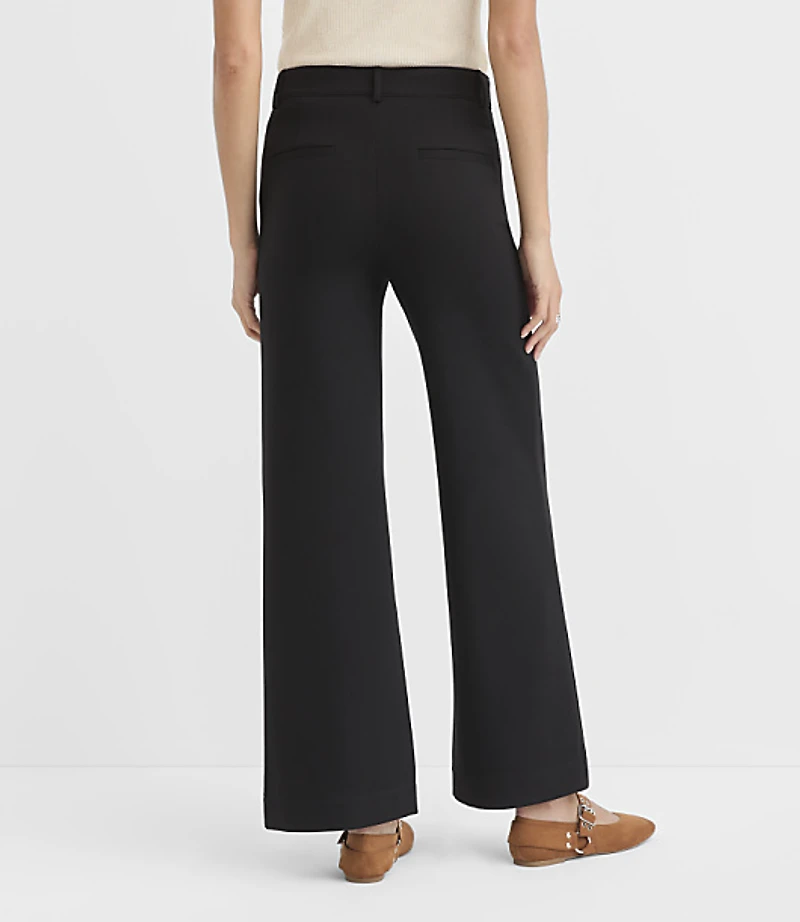 Tall Palmer Wide Leg Pants Ponte