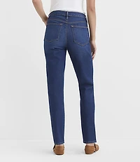 Rivete Tall Mid Rise Stovepipe Jeans Classic Wash