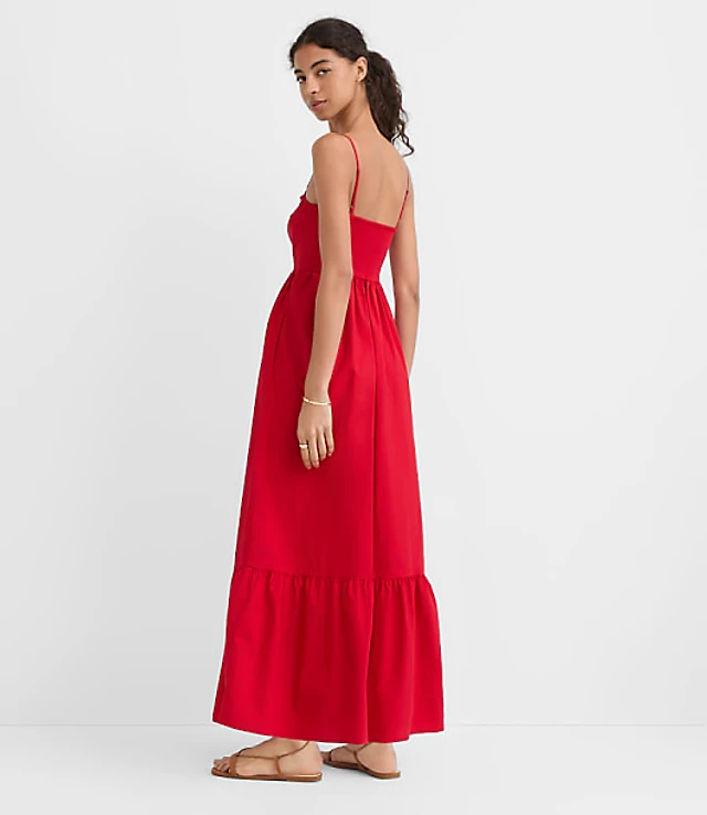 Loft Poplin Shirred Strappy Pocket Maxi Dress at Hamilton Place in Chattanooga, TN Loft Poplin Shirred Strappy Pocket Maxi Dress at Hamilton Place in Chattanooga, TN