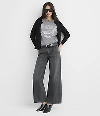 Petite Los Angeles Oversized Jersey Tee