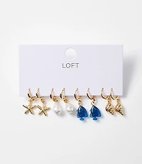 Fish & Seashell Shoe Charm Set